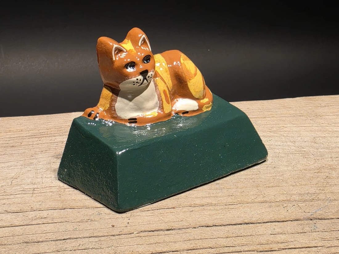 Cast Iron Cat Door Stop Wedge - 2