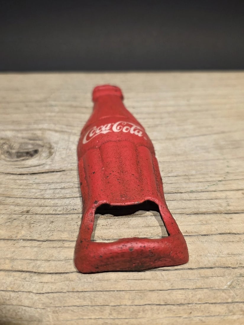 Cast Iron Coca Cola Bottle Opener - 11