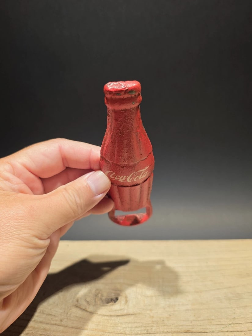 Cast Iron Coca Cola Bottle Opener - 9