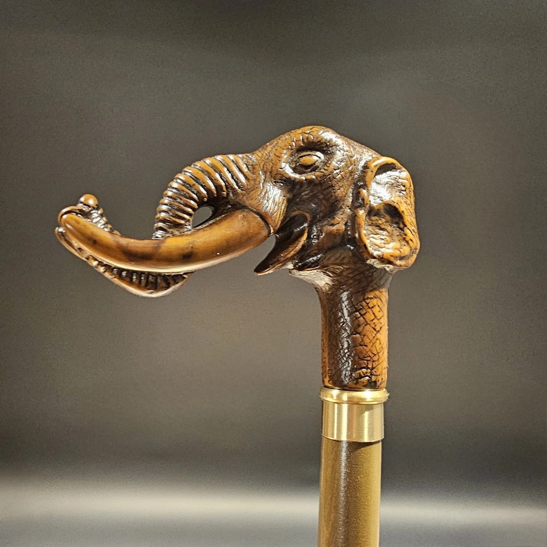 36" Elephant Walking Stick Cane - 13