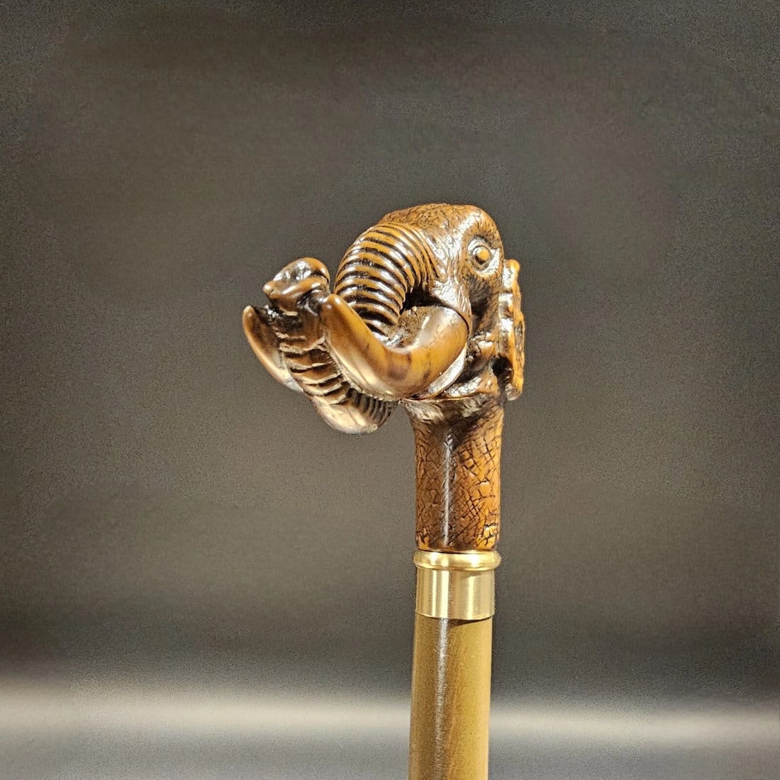 36" Elephant Walking Stick Cane - 14