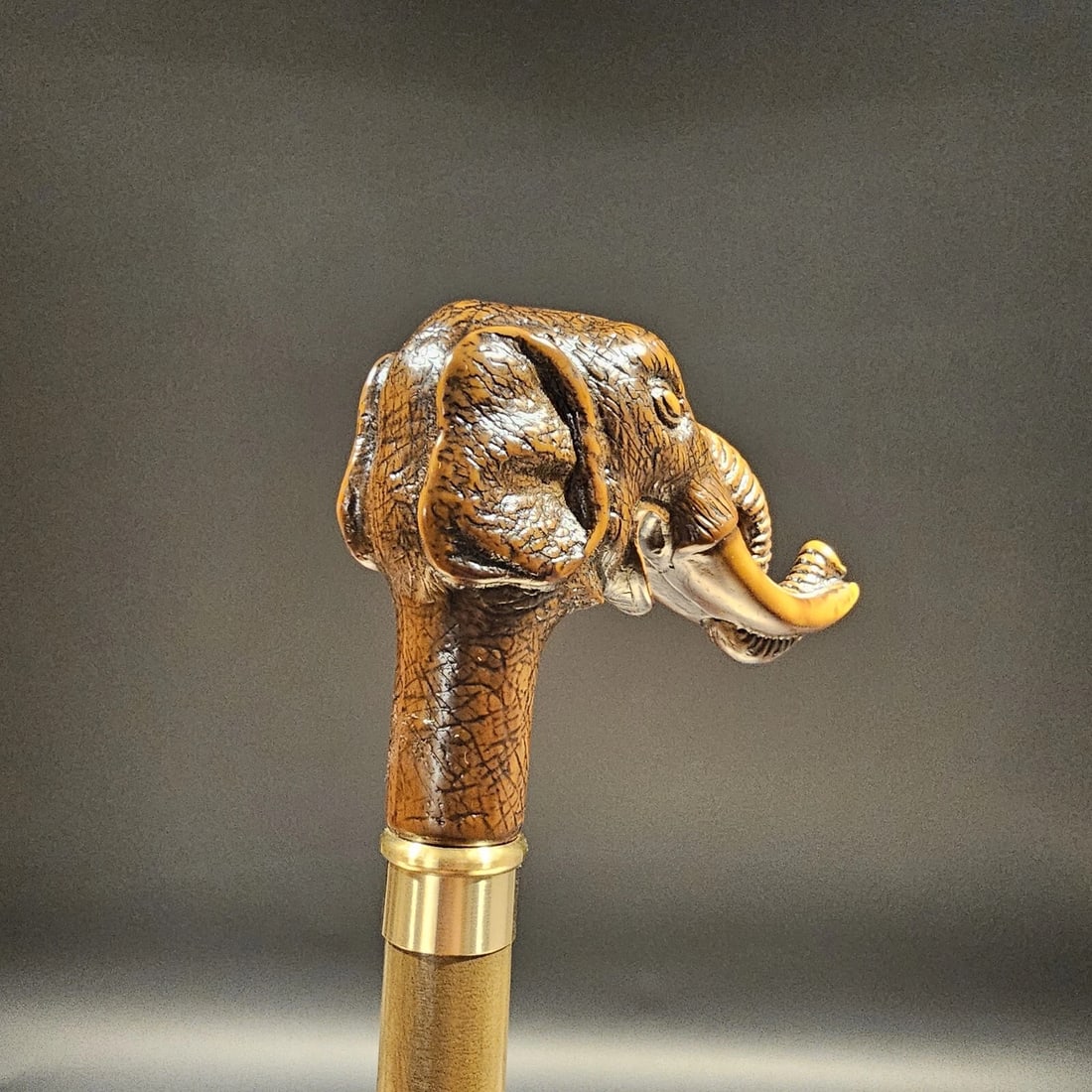 36" Elephant Walking Stick Cane - 17