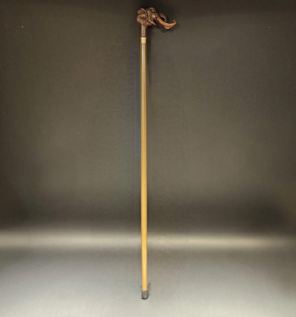 36" Elephant Walking Stick Cane - 8