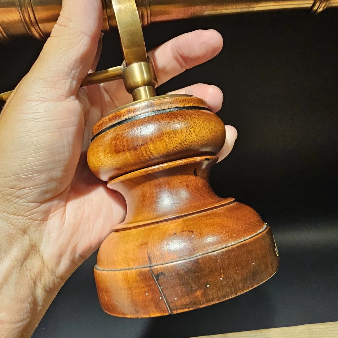 10" 1805 Brass Signal Cannon Model - 13