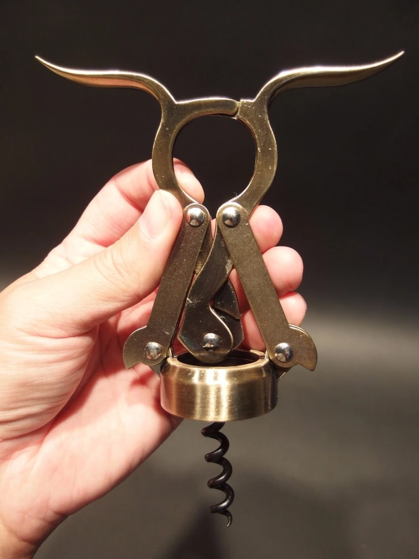 Empire Double Lever Corkscrew Wine Bottle Opener - 3