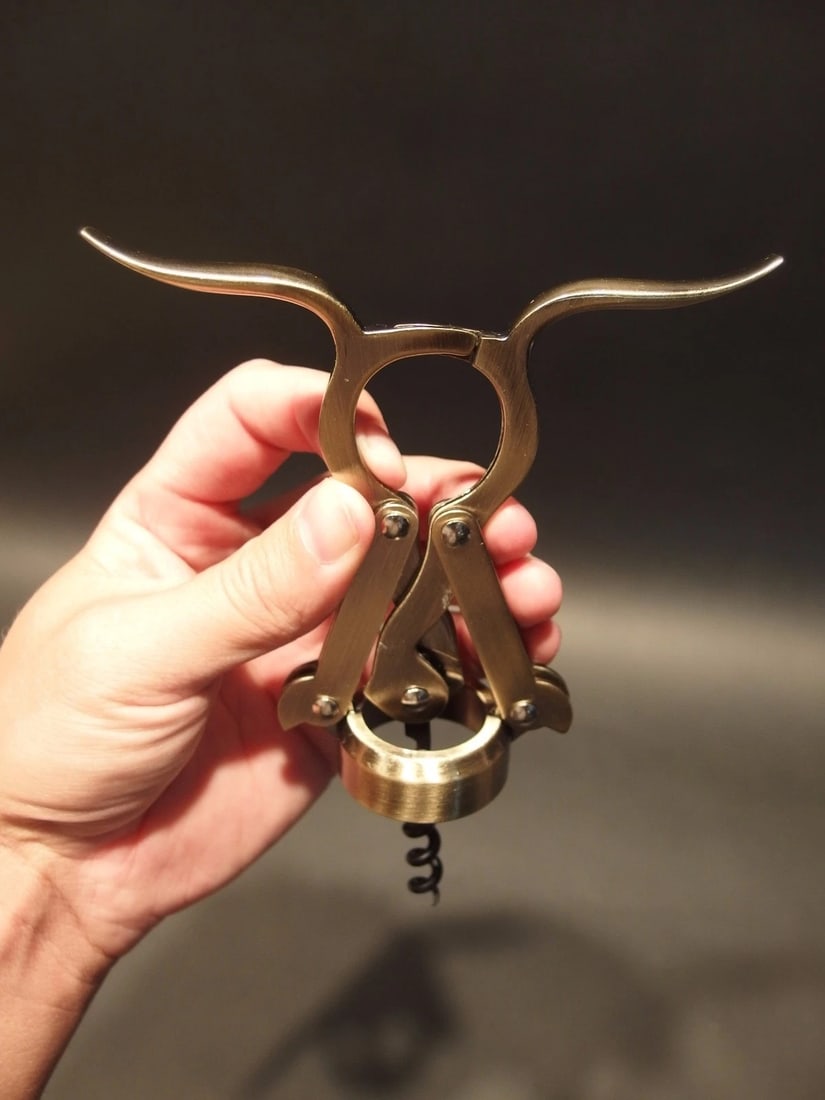 Empire Double Lever Corkscrew Wine Bottle Opener - 4