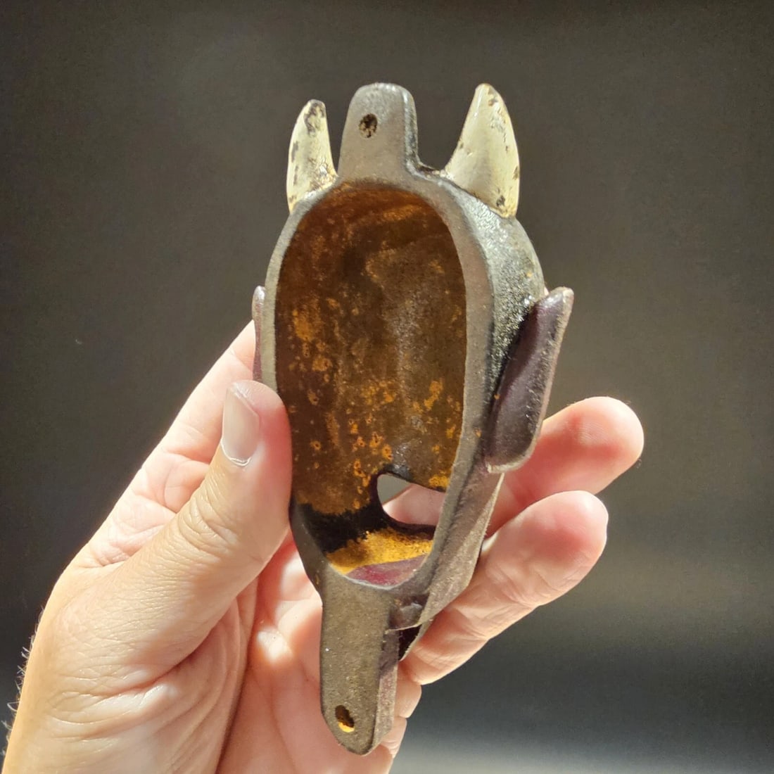 Cast Iron folk art Devil Wall mount Bottle Opener - 5