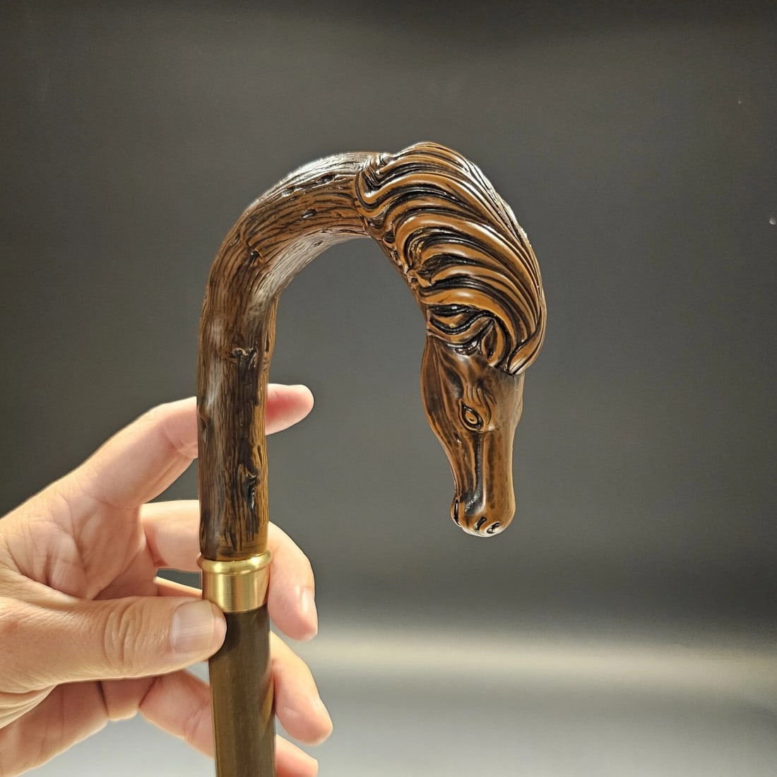 36" Horse Head Walking Stick Cane - 19