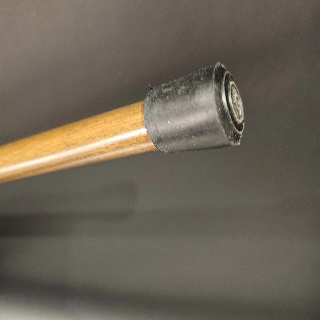 Wood Walking Cane With Gun Handle - 19