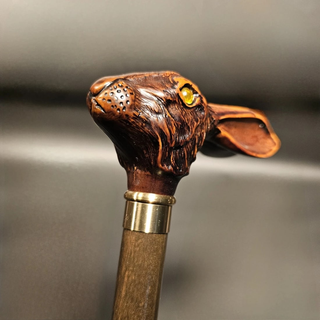 36" Jack Rabbit Walking Stick Cane - 14