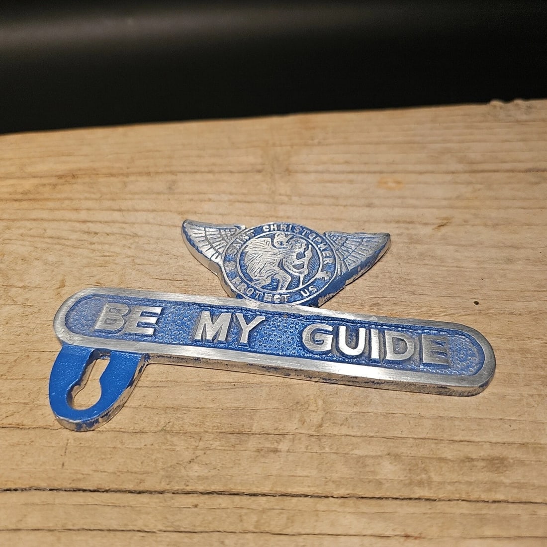 St. Christopher Plate Fob Topper - 13