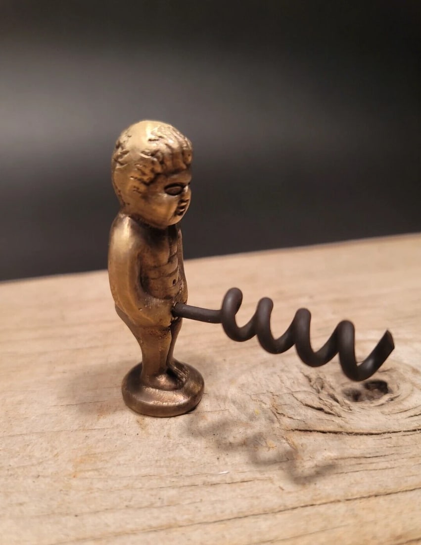 Boy Brass & Iron Corkscrew - 3