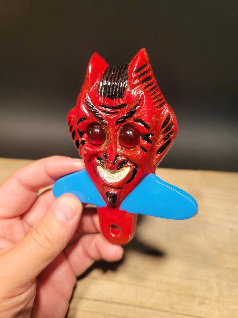 Devil License Plate Fob Topper - 9