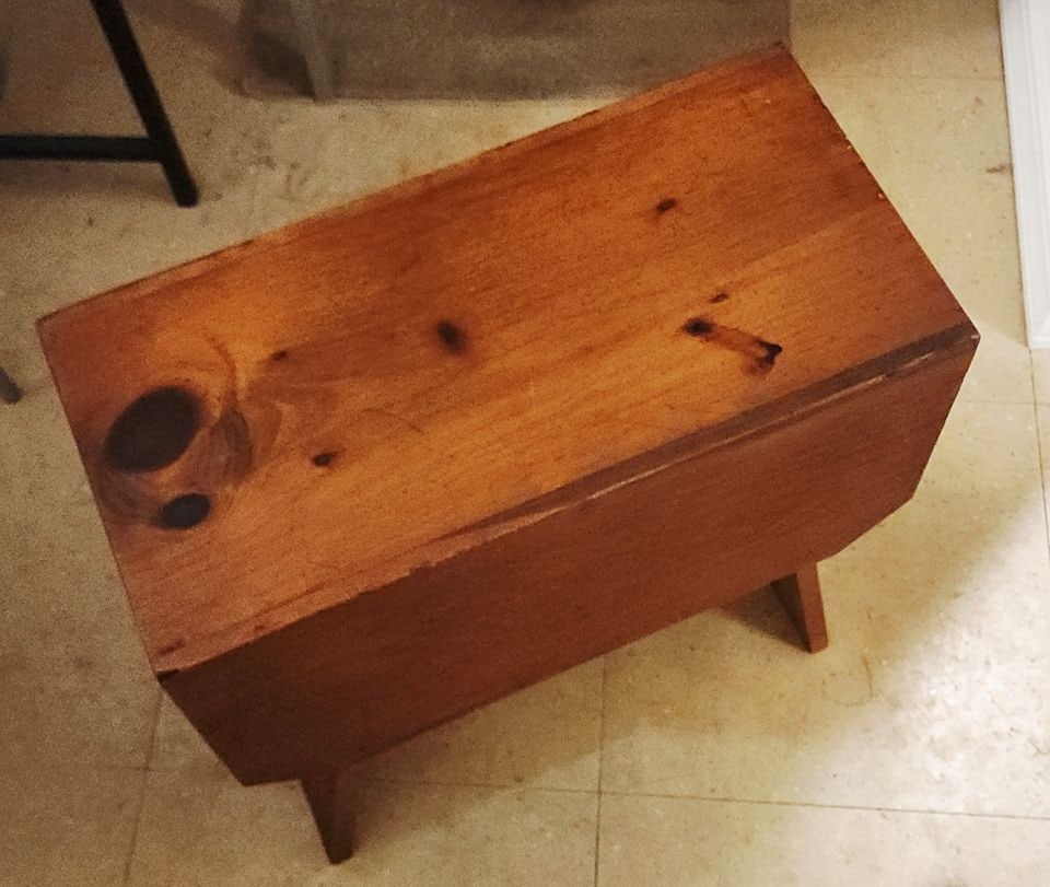 Classic Antique Country Rustic Wood Bench. Artisan-Made. 20w x 10d x 22h (1 of 5)