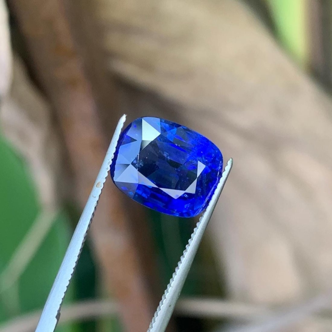 Royal Blue Sapphire Heated Cushion Cut Gemstone From Sri Lanka, 4.65 Ct - 15