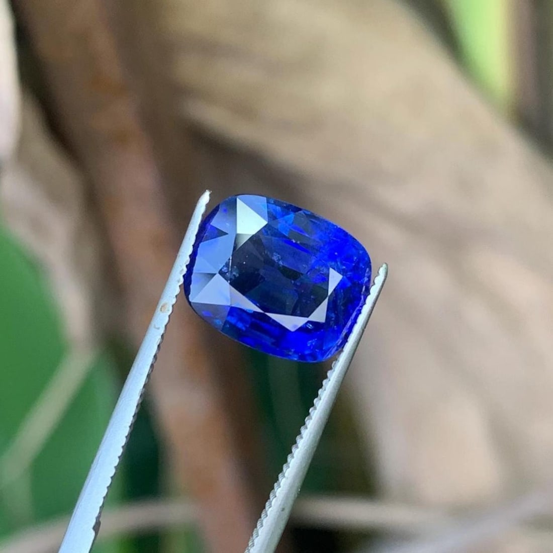 Royal Blue Sapphire Heated Cushion Cut Gemstone From Sri Lanka, 4.65 Ct - 7