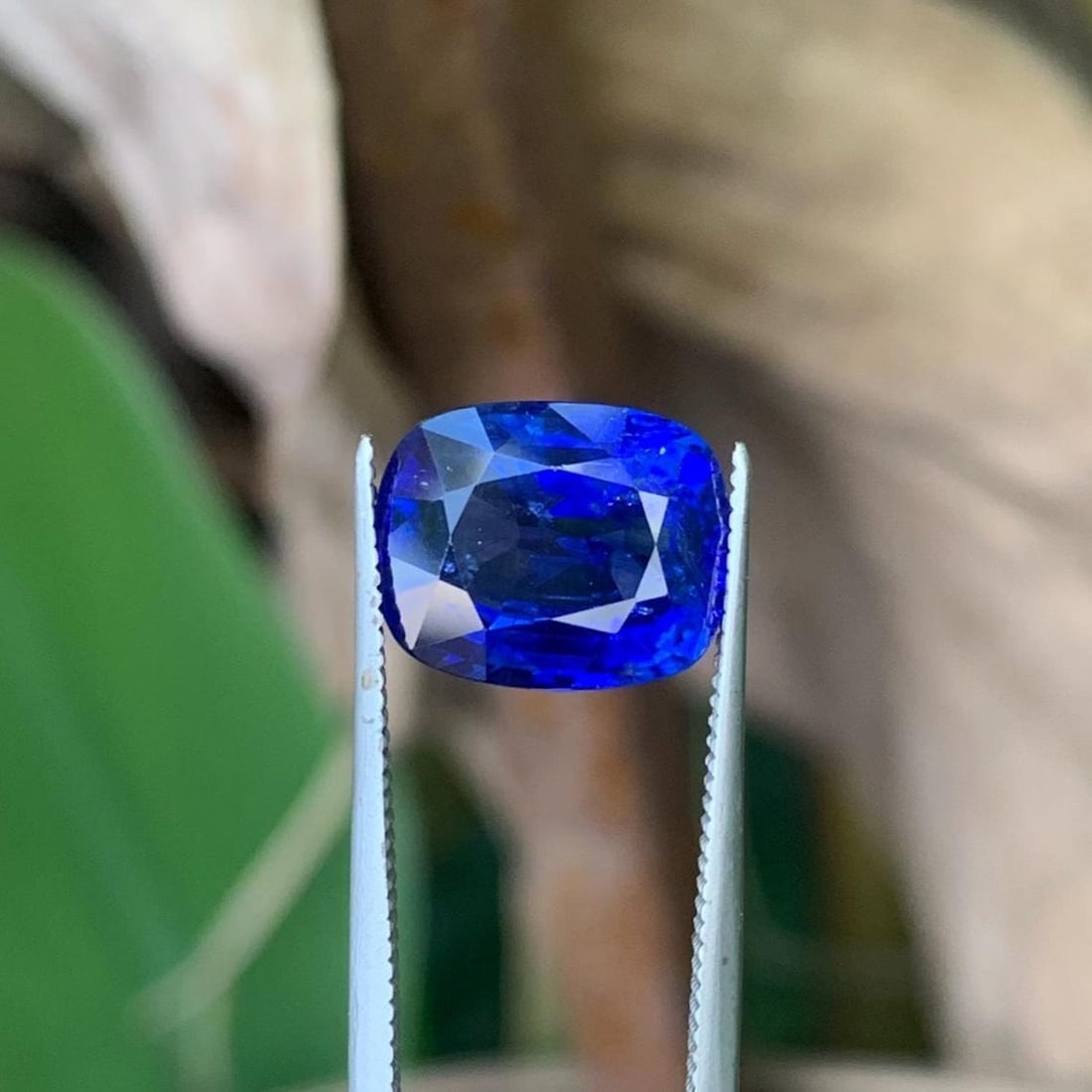 Royal Blue Sapphire Heated Cushion Cut Gemstone From Sri Lanka, 4.65 Ct - 8