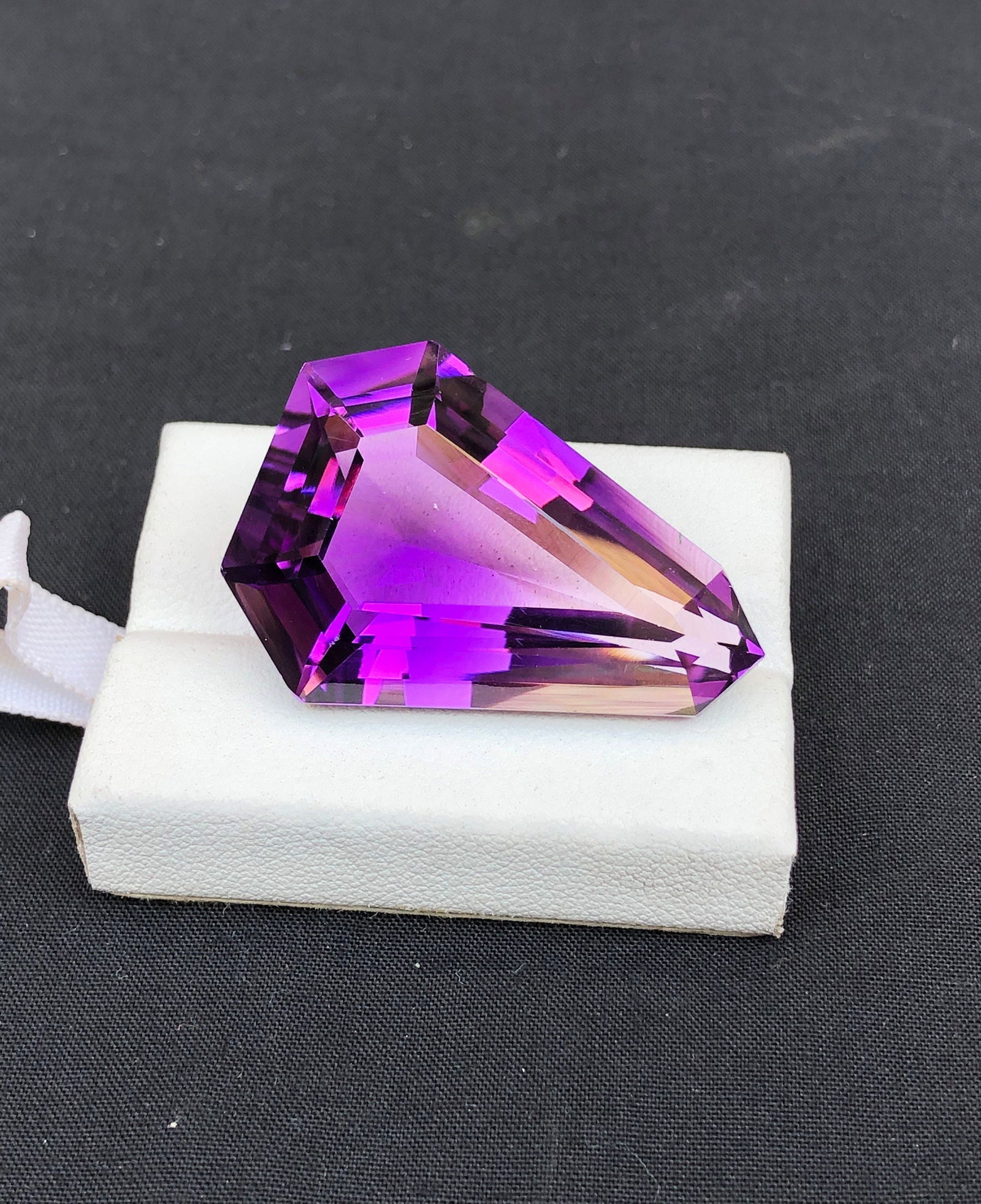 Trillion Cut Amethyst Gemstone: 49.30 Carats, February Birthstone - 5