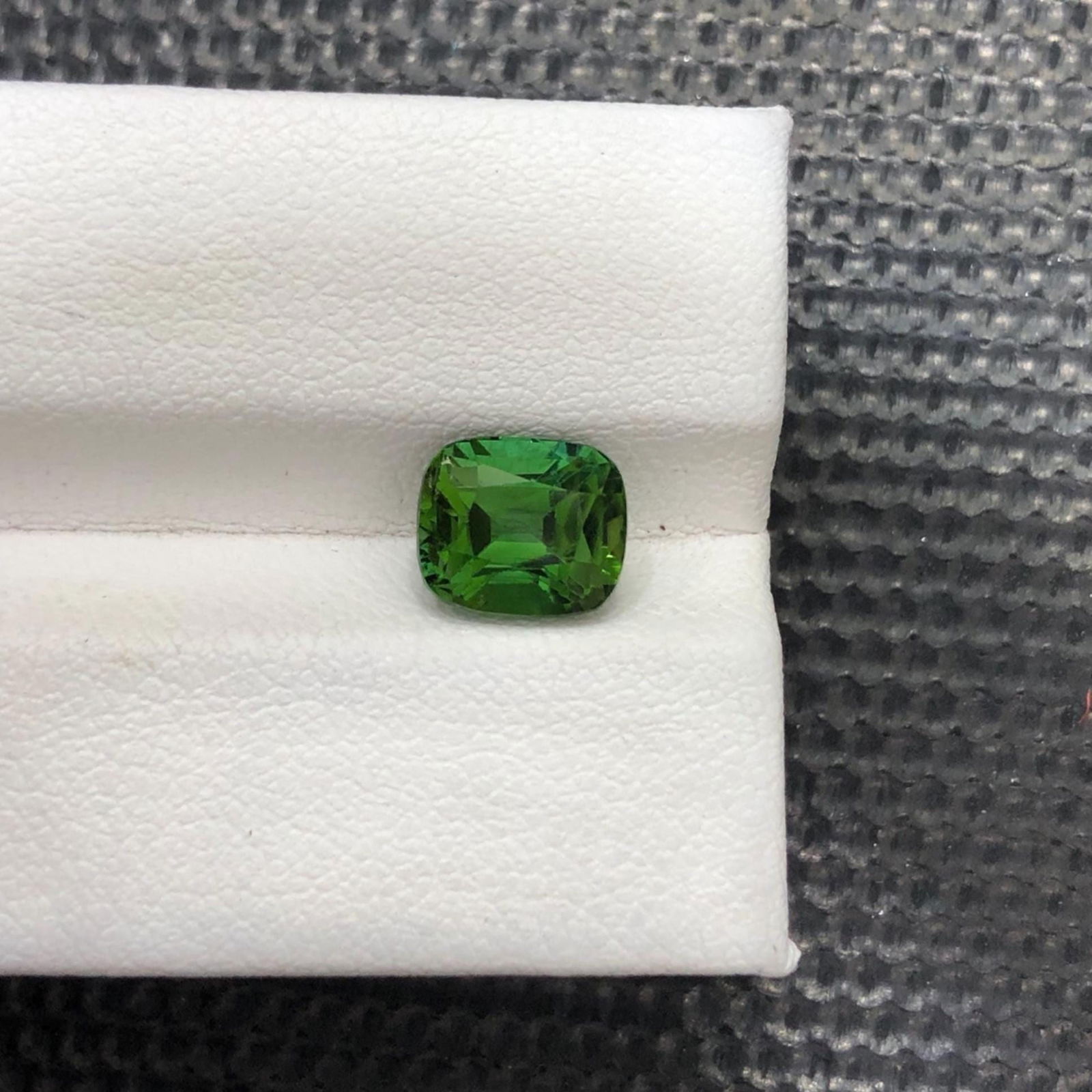 Forest Green Tourmaline Gemstone: 2.80 Carat Cushion Cut - 14