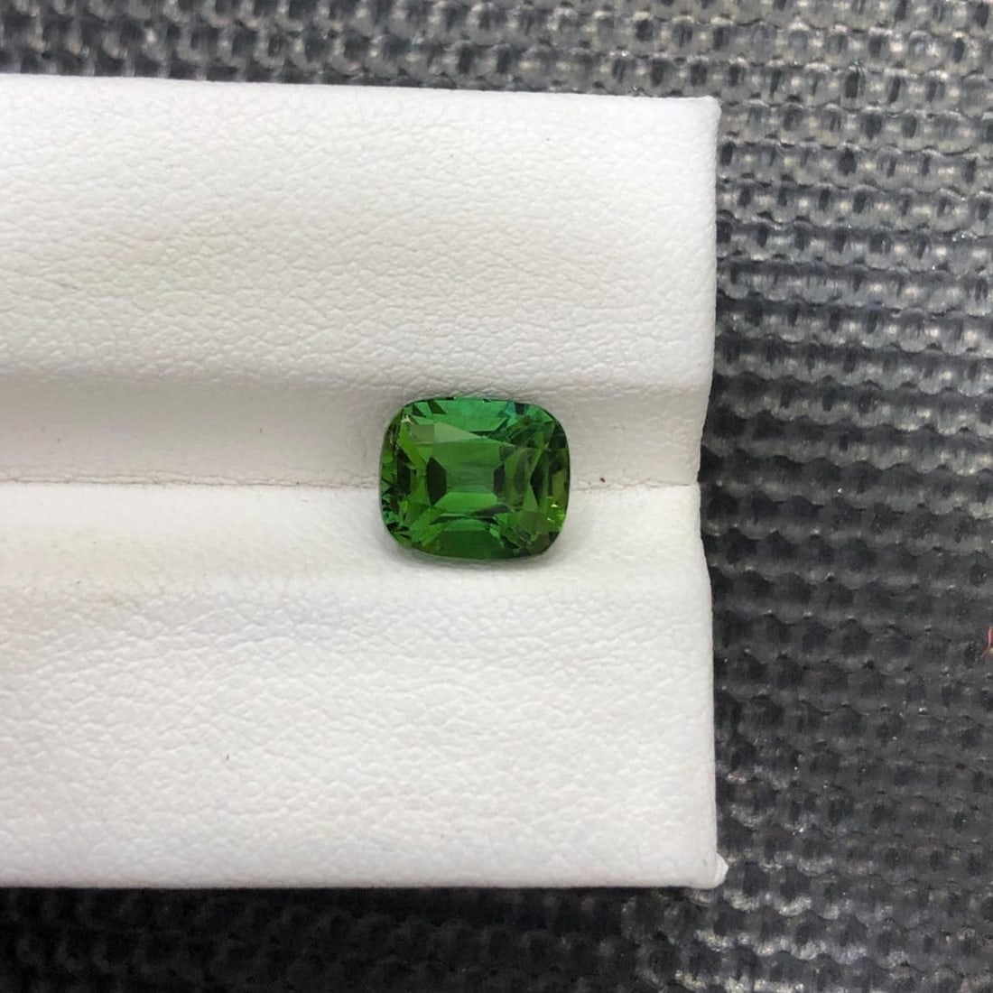 Forest Green Tourmaline Gemstone: 2.80 Carat Cushion Cut - 6