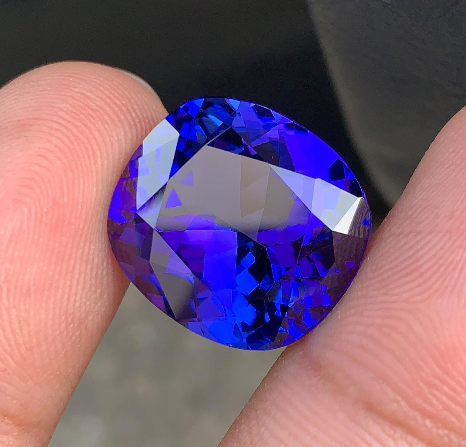 Natural AAA Tanzanite Loose Gemstone Fancy Cushion Shape For Making Jewelry 21.46 CTs - 13