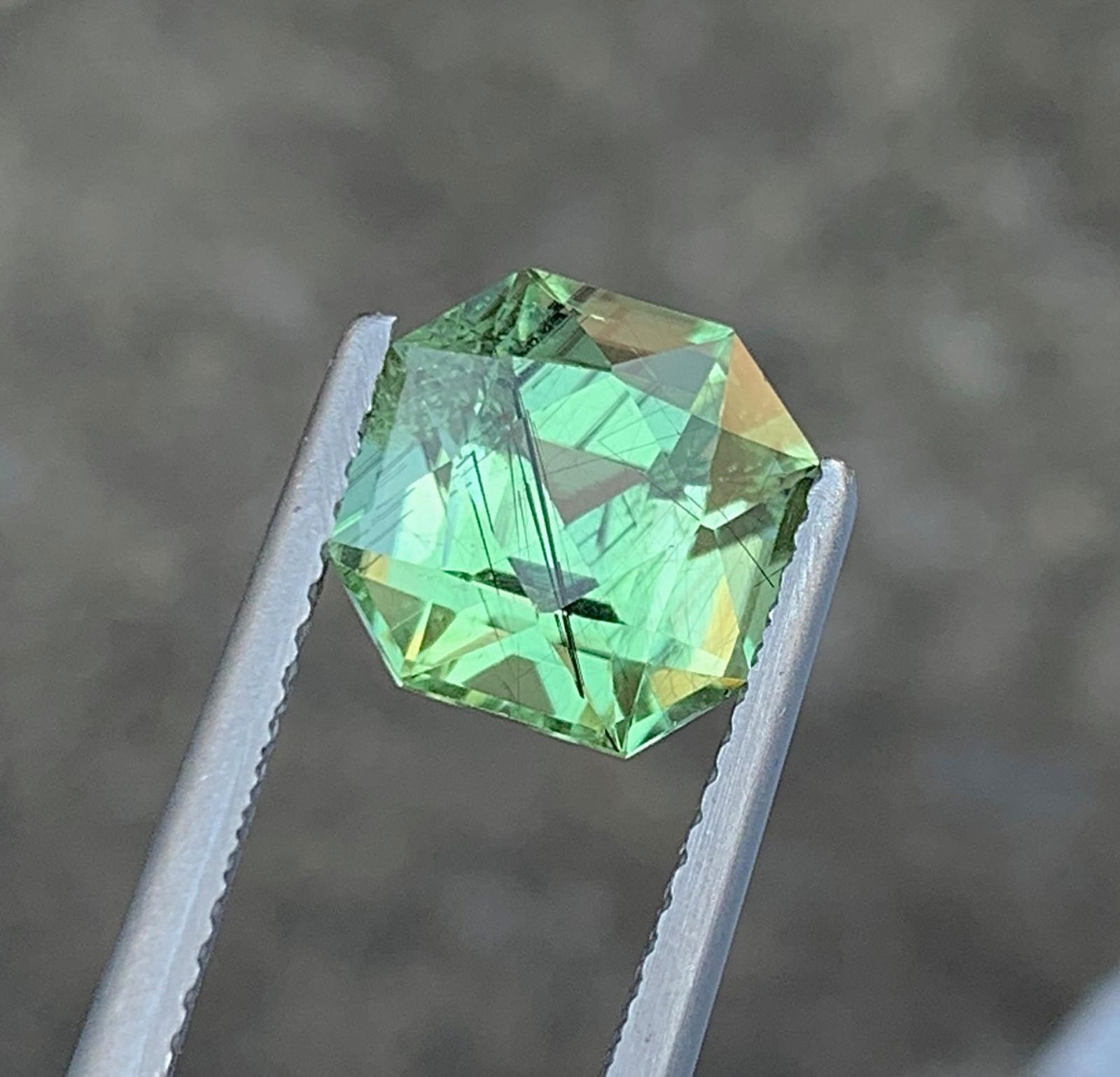 Natural Rutile Peridot Gemstone: 3.55 Carat August Birthstone Pakistan Origin - 9