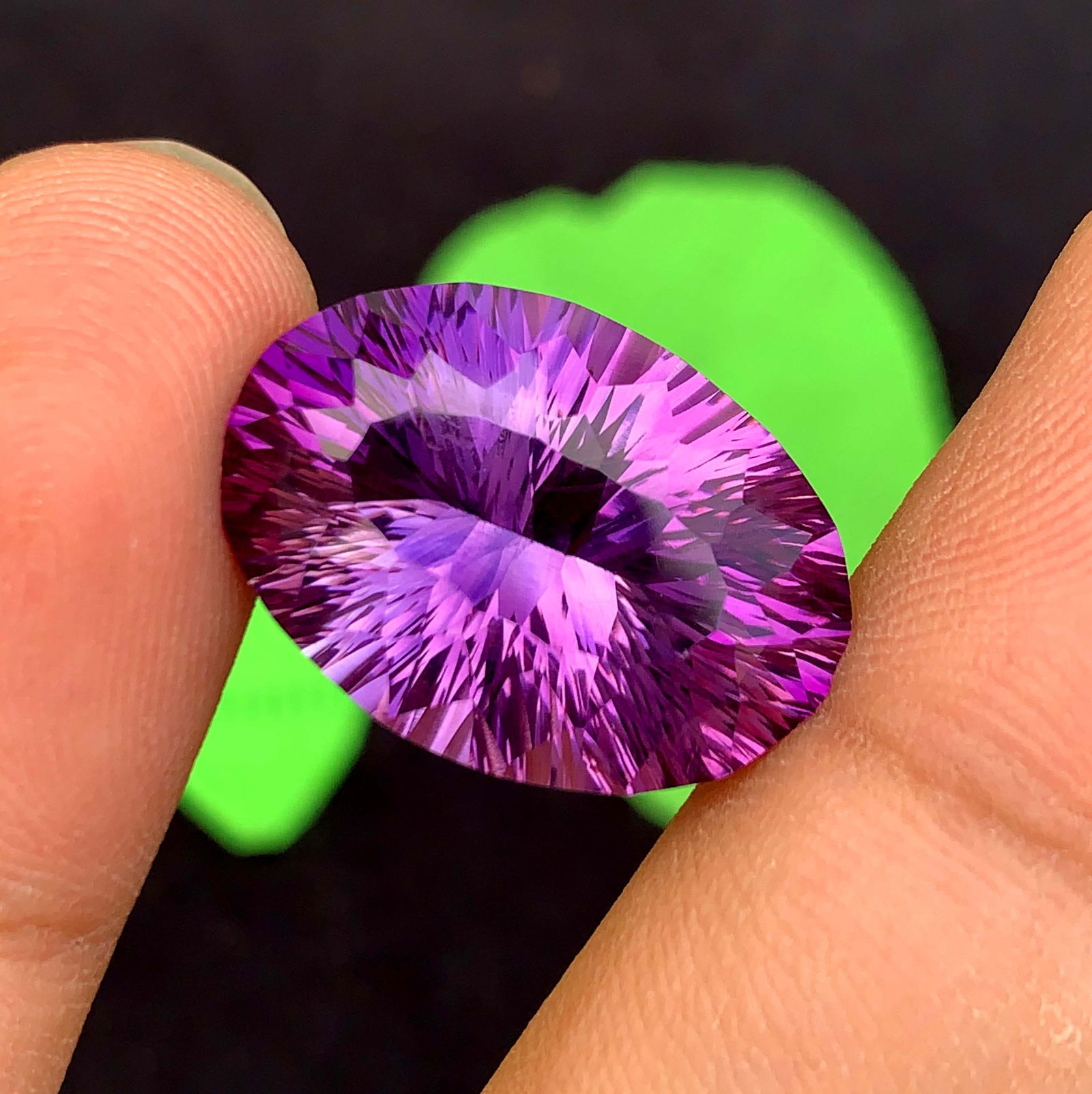 Natural Amethyst Gemstone: 21.90 Carat Fancy Cut February Birthstone - 6