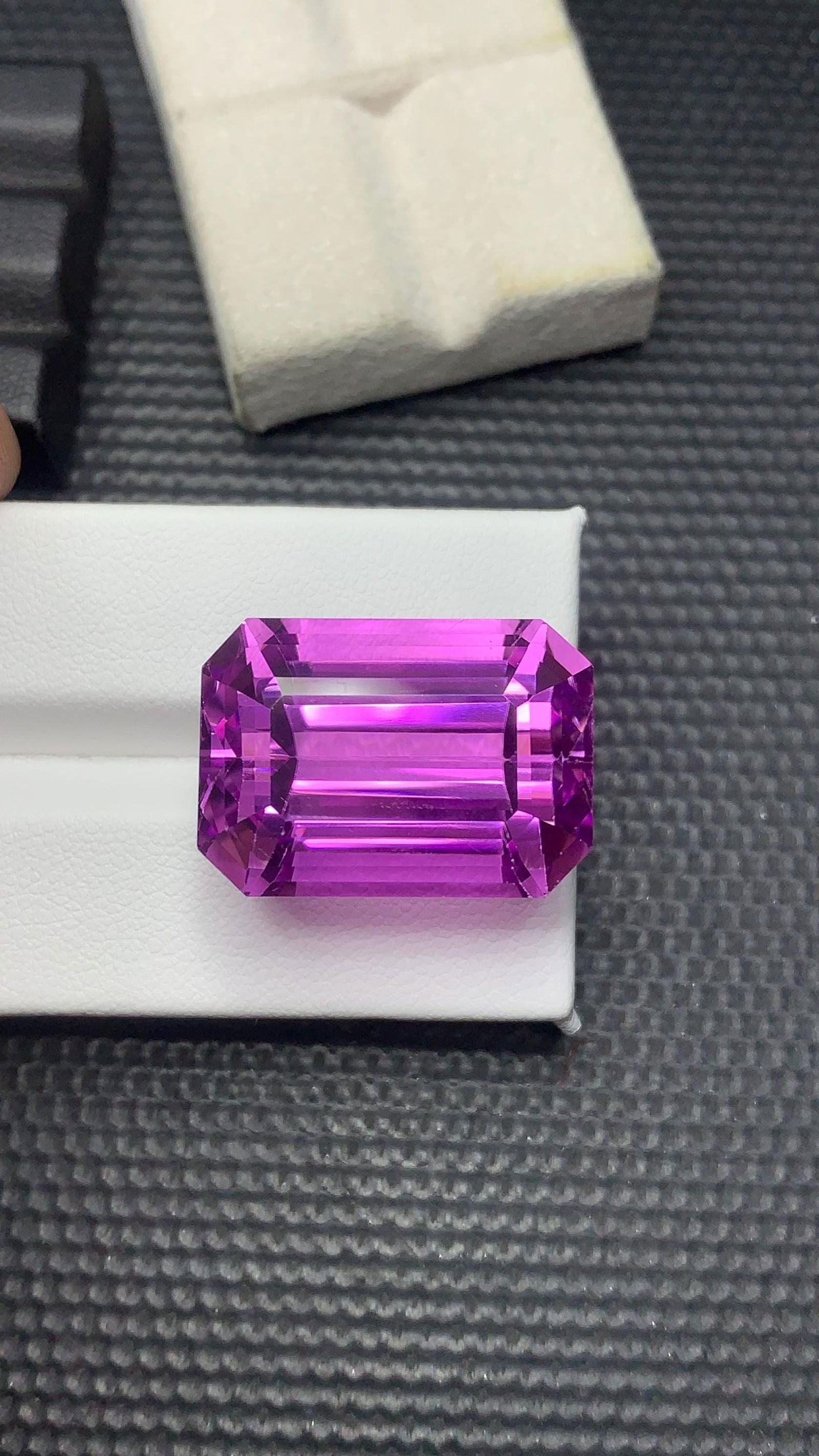 58.185 CT Intense Top Pink Kunzite Emerald Cut Gemstone From Rabbani Mine - 13
