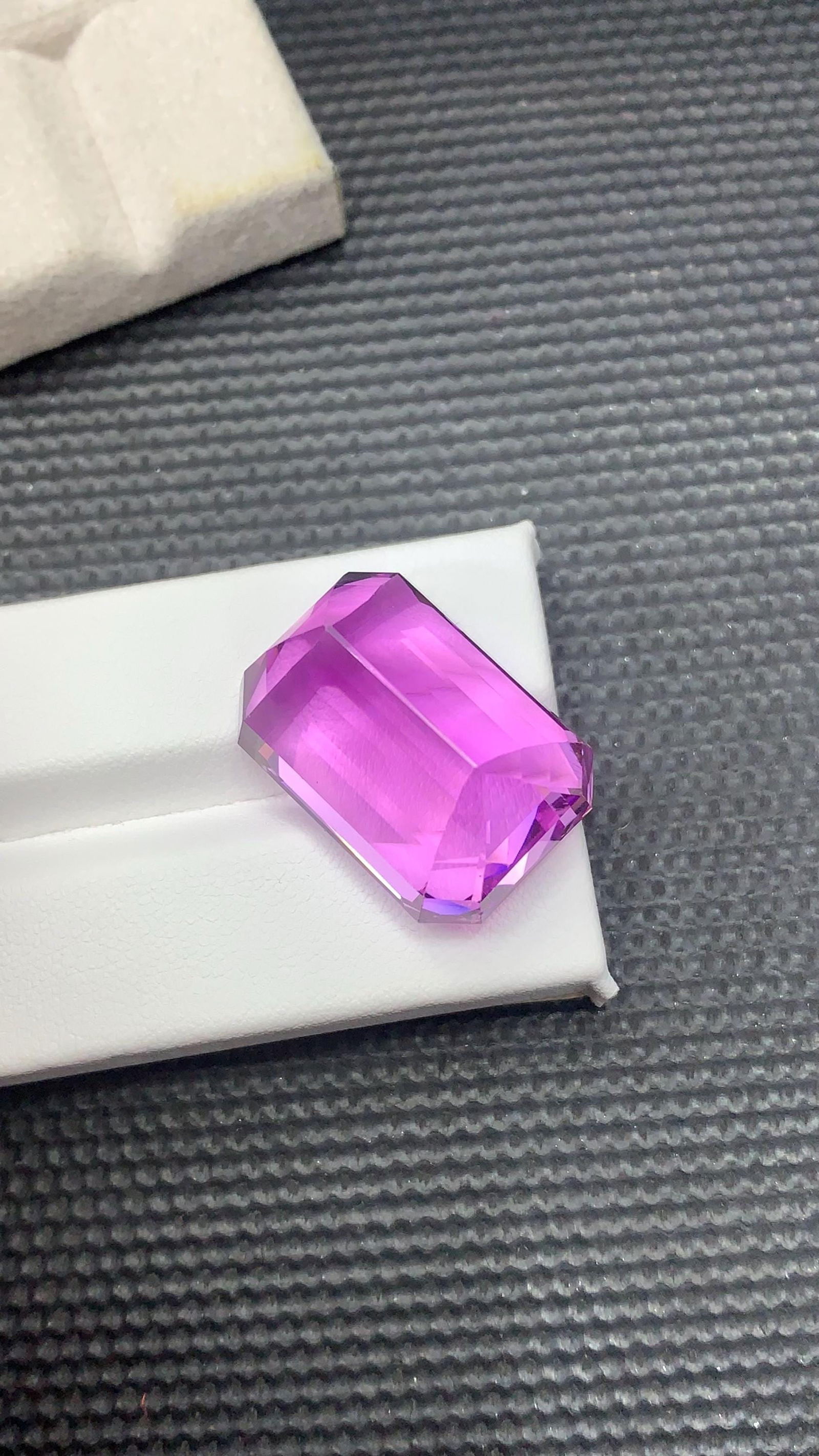 58.185 CT Intense Top Pink Kunzite Emerald Cut Gemstone From Rabbani Mine - 17
