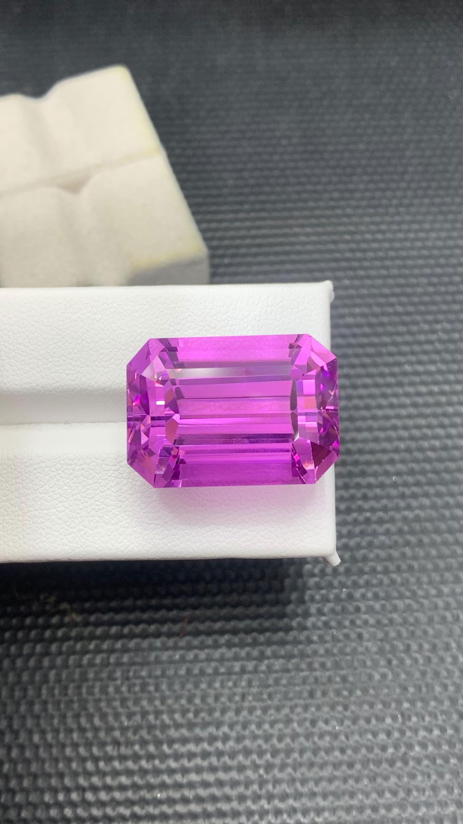 58.185 CT Intense Top Pink Kunzite Emerald Cut Gemstone From Rabbani Mine - 20