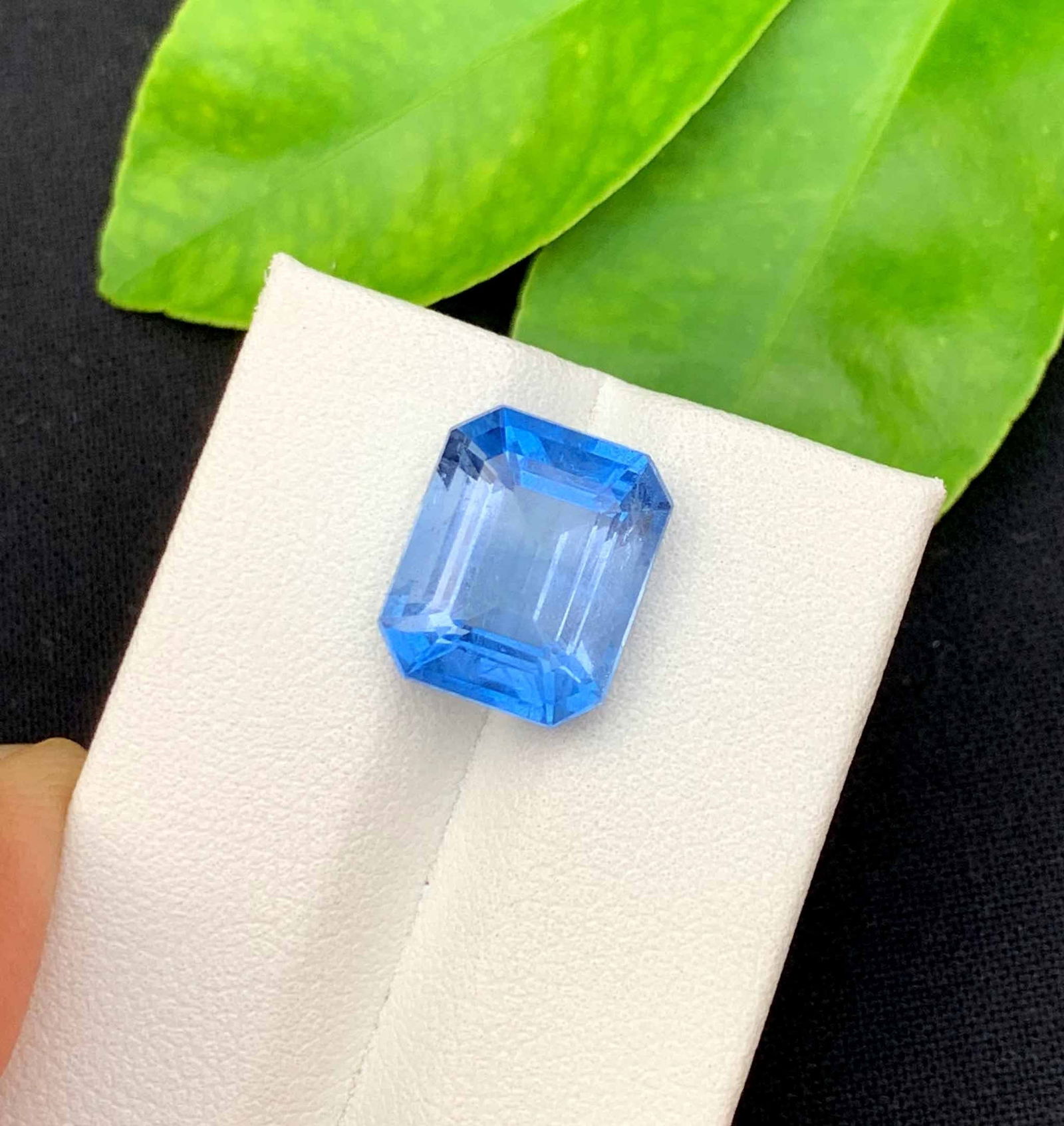 Santa Maria Aquamarine Gemstone: Natural Beryl, March Birthstone (6.85 Carats) - 9