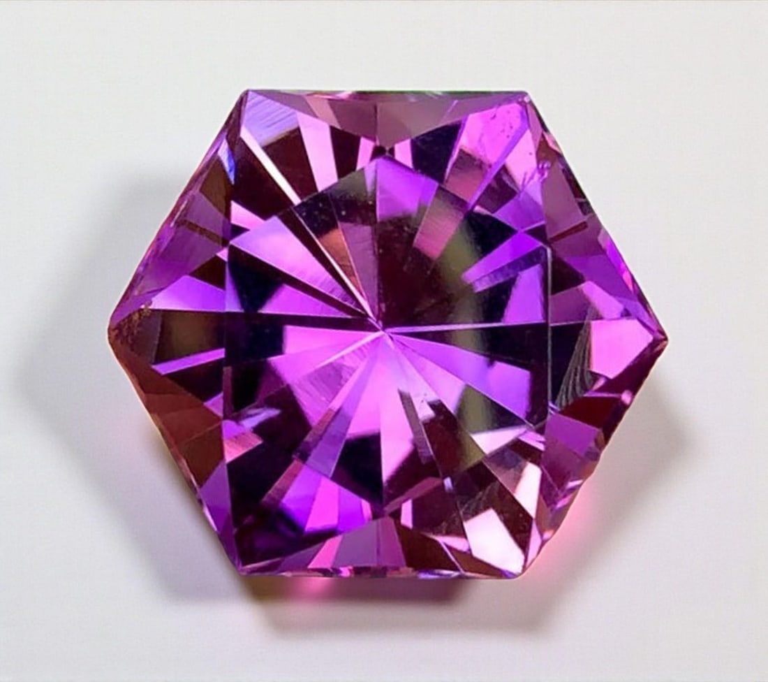 Fancy Cut Amethyst Gemstone: February Birthstone, Jewelry Making (24.30 Carats) (1 of 7)