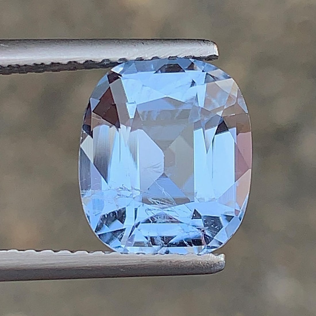Santa Maria Aquamarine Gemstone: 3.60 CT Cushion Cut Beryl: Title: Santa Maria Aquamarine Gemstone: 3.60 CT Cushion Cut Beryl Description: Supplies for making crafts Materials: Gemstone: Aquamarine Natural Aquamarine Gemstone, S