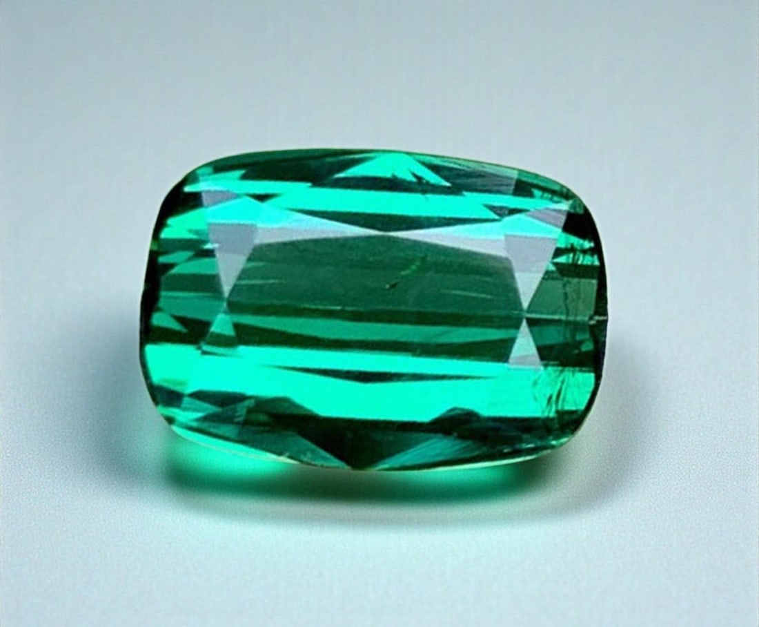 Fountain Blue Tourmaline Gemstone: Natural October Birthstone, Afghanistan (2.13 CT) - 6