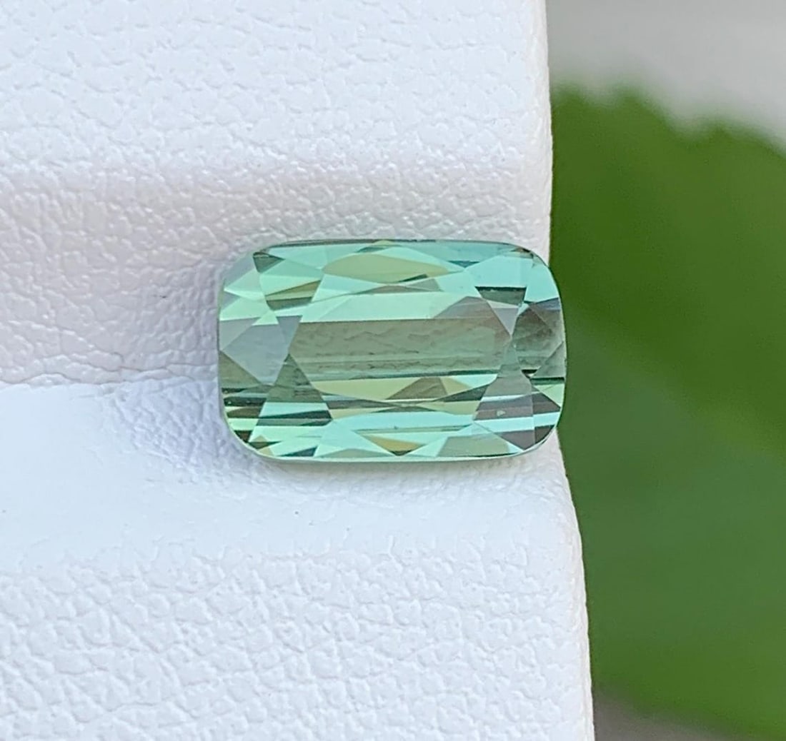 Pale Robin Blue Tourmaline Gemstone: Natural October Birthstone, Africa (2.70 CT) (1 of 7)