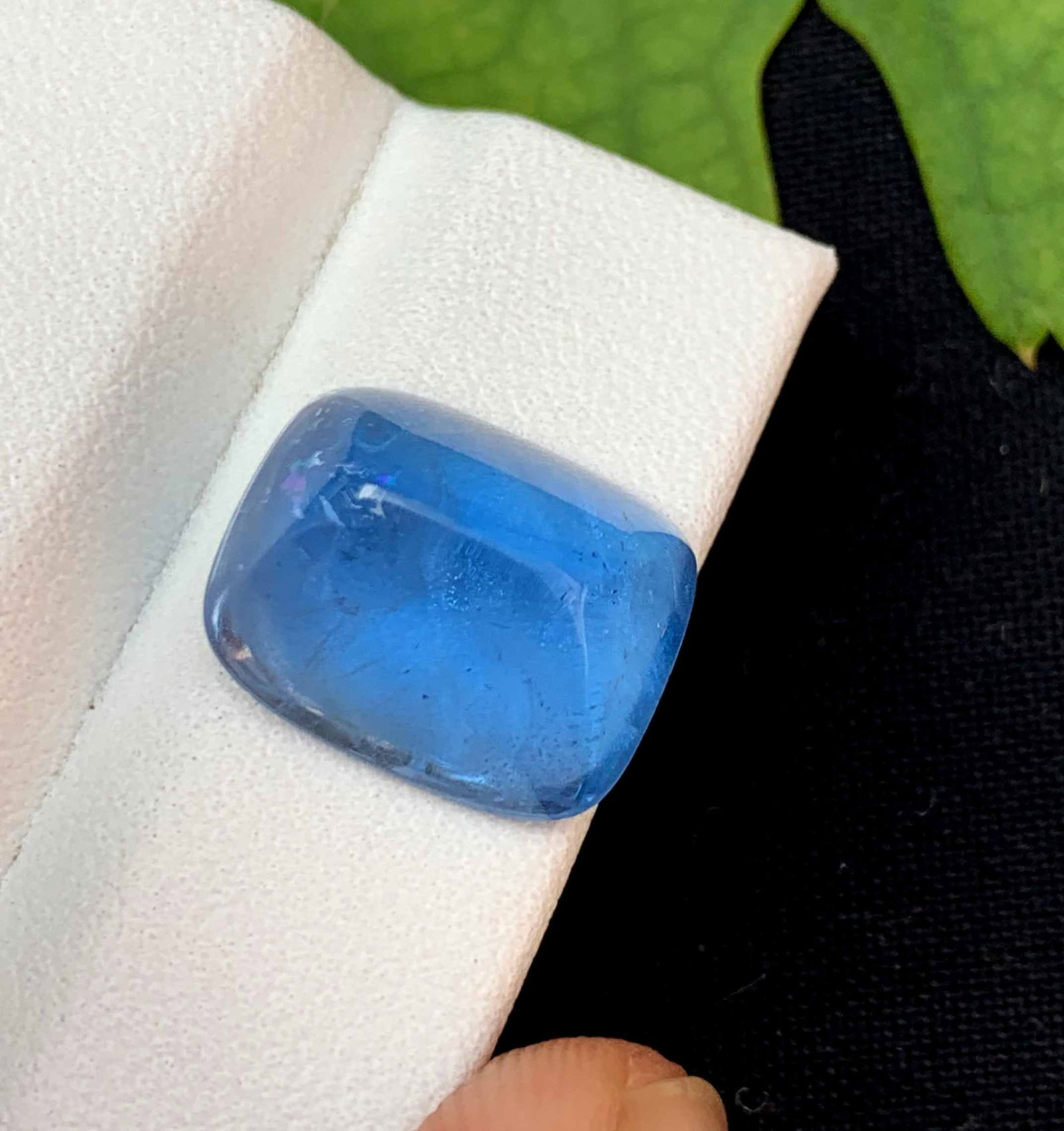 Natural Aquamarine Cabochon: Mariner Blue Gemstone, March Birthstone (10.10 Carats) - 7