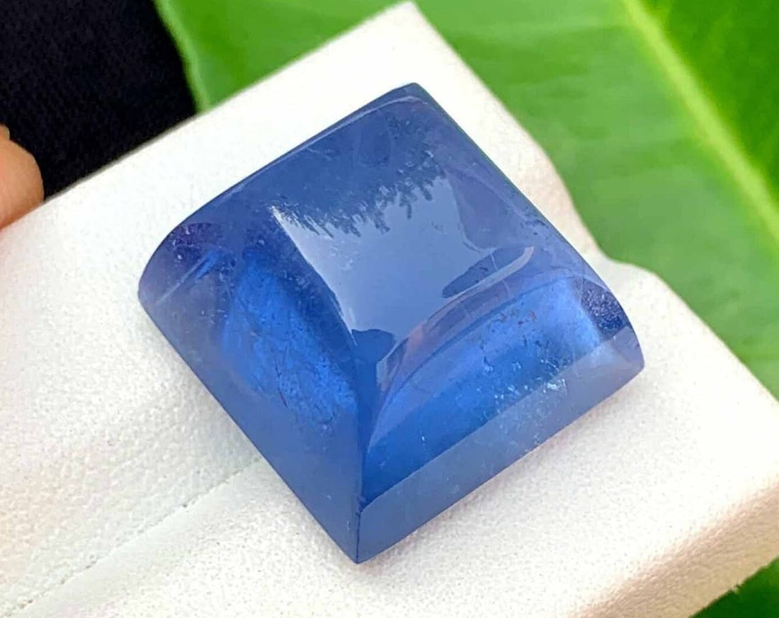 Mariner Blue Aquamarine Cabochon: 35.35 Carat March Birthstone: Title: Mariner Blue Aquamarine Cabochon: 35.35 Carat March BirthstoneDescription: Supplies for making crafts Materials: Gemstone: Aquamarine Carat weight: 35.35 