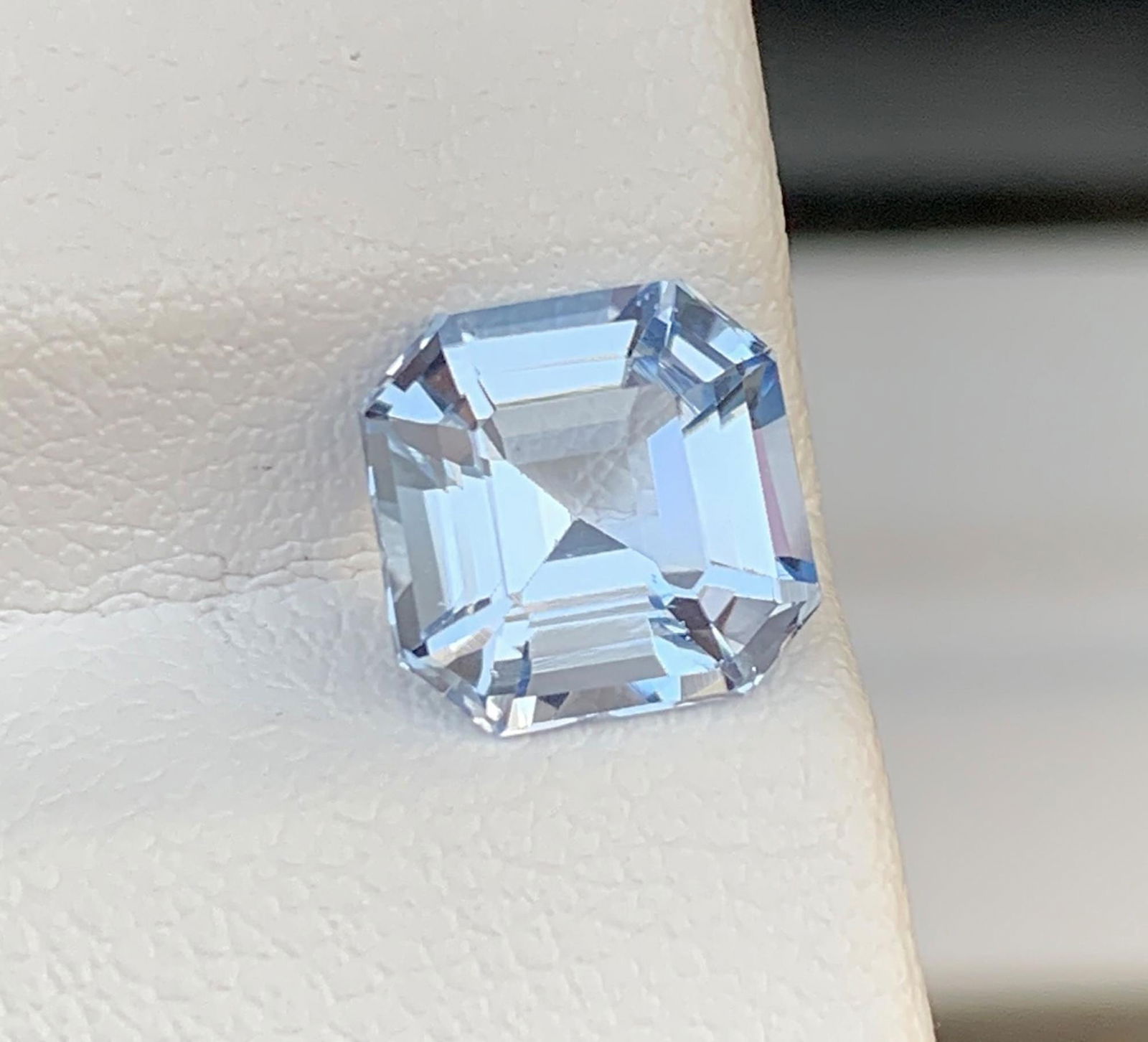 Santa Maria Aquamarine Gemstone: 2.45 CT Asscher Cut Beryl - 11