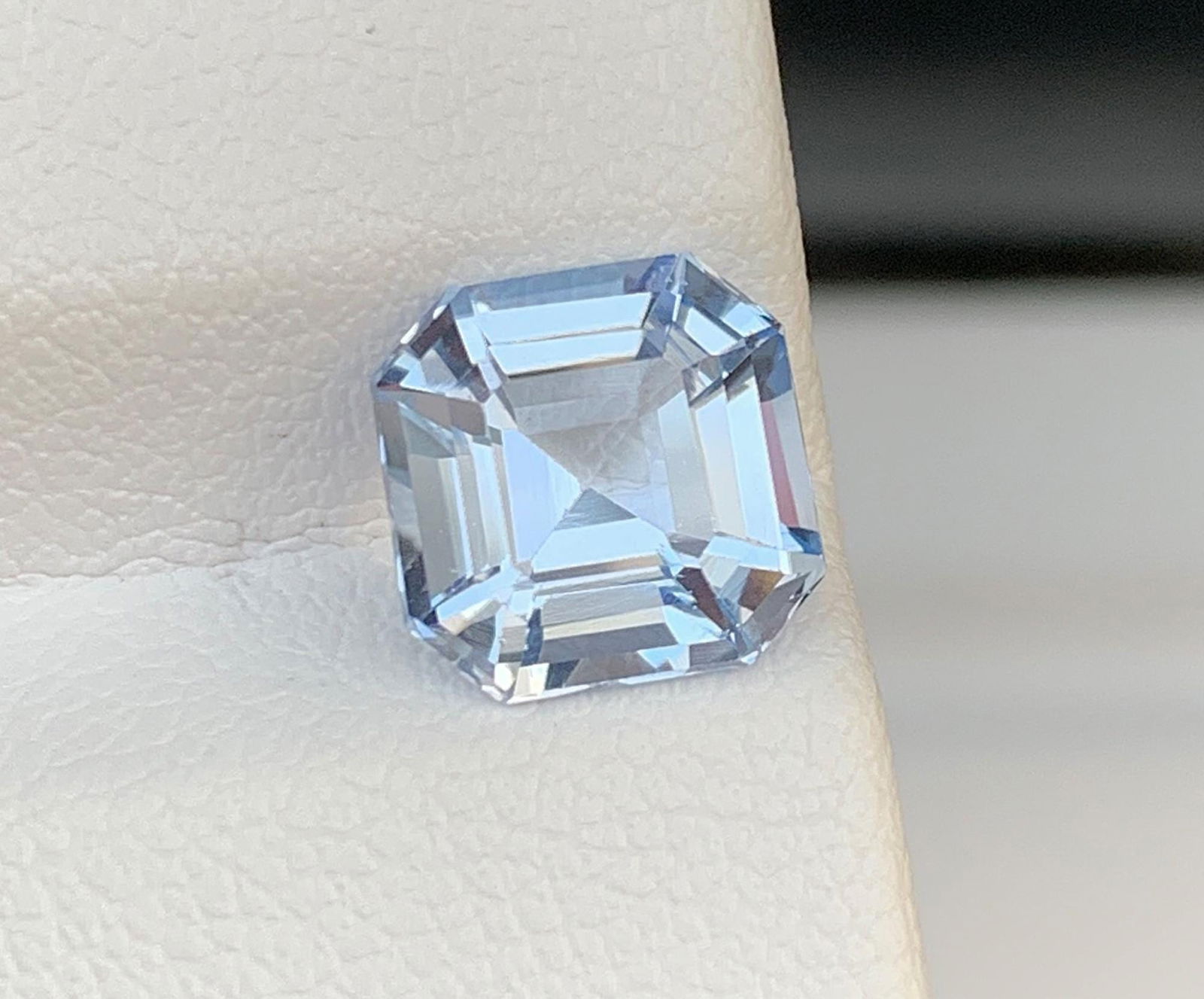 Santa Maria Aquamarine Gemstone: 2.45 CT Asscher Cut Beryl - 9