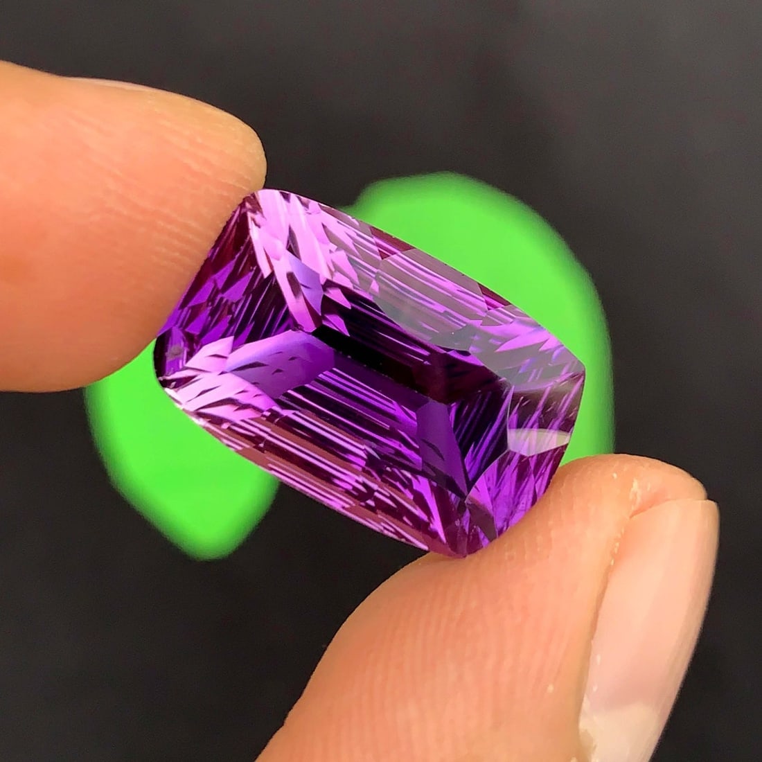 Natural Amethyst Gemstone: Exquisite Fancy Cut, February Birthstone (16.53 Carats) - 2