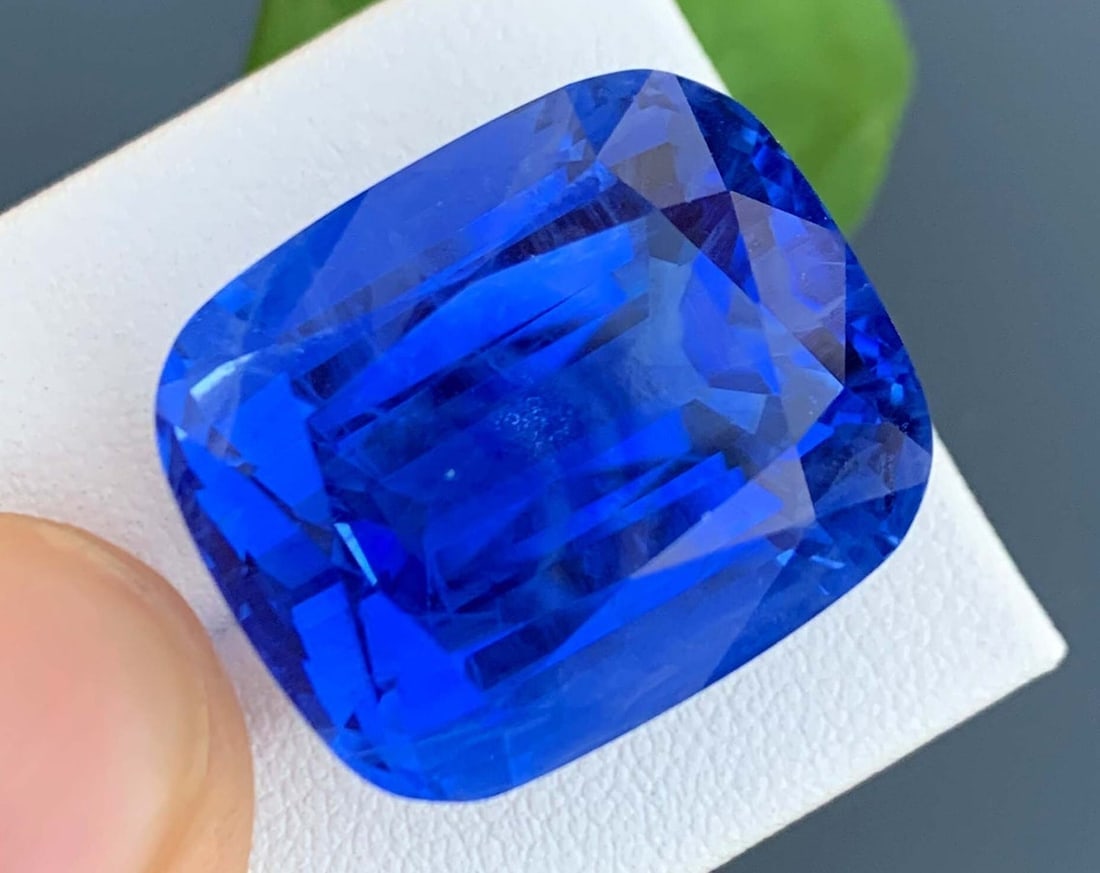 55.32 Carat Santa Maria Aquamarine Gemstone: Deep Blue Cushion Cut: Title: 55.32 Carat Santa Maria Aquamarine Gemstone: Deep Blue Cushion Cut Description: Supplies for making crafts Materials: Gemstone: Aquamarine Carat weight: 55.32