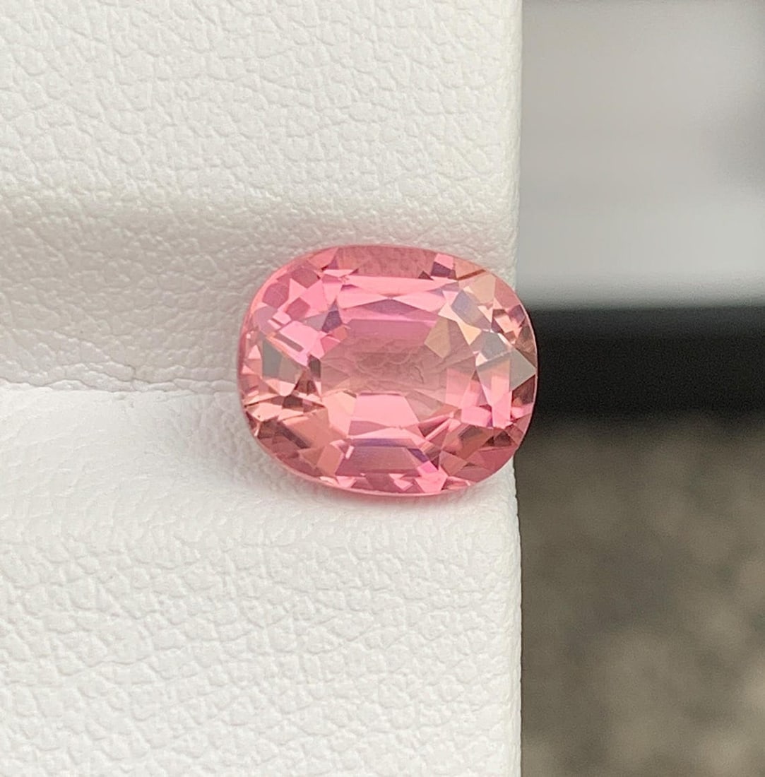 Lilac Pink Tourmaline Gemstone: Natural October Birthstone, Africa 2.75 CTs - 4