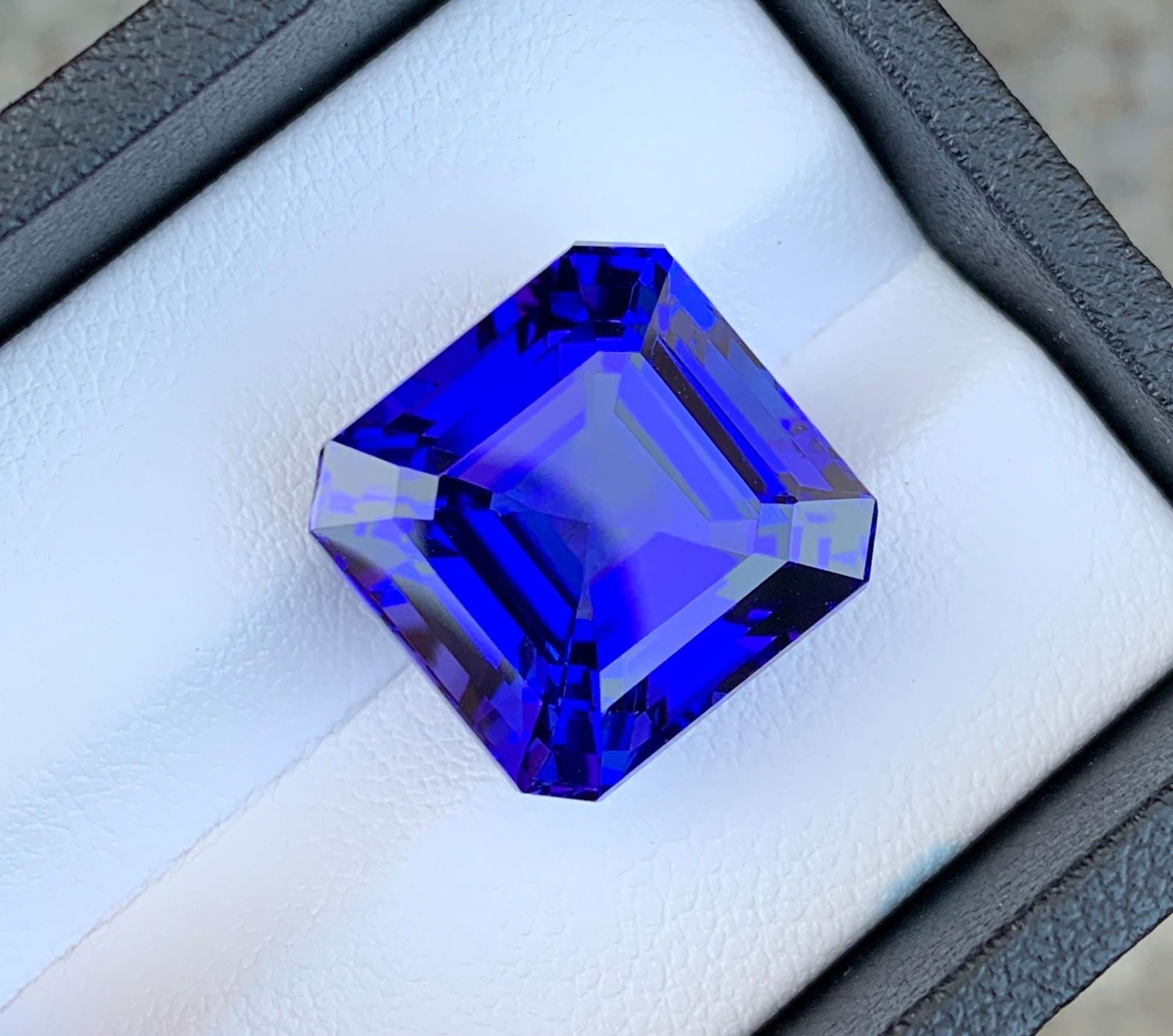Natural AAA Tanzanite Loose Gemstone Asscher Shape For Making Jewelry 20.50 CTs - 11