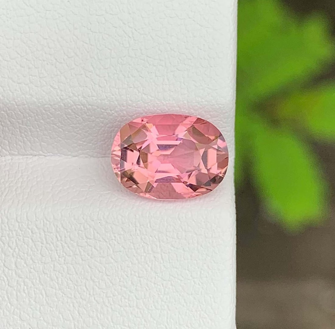Dusty Rose Pink Tourmaline Gemstone: Natural October Birthstone, Africa (3.03 CT) - 3
