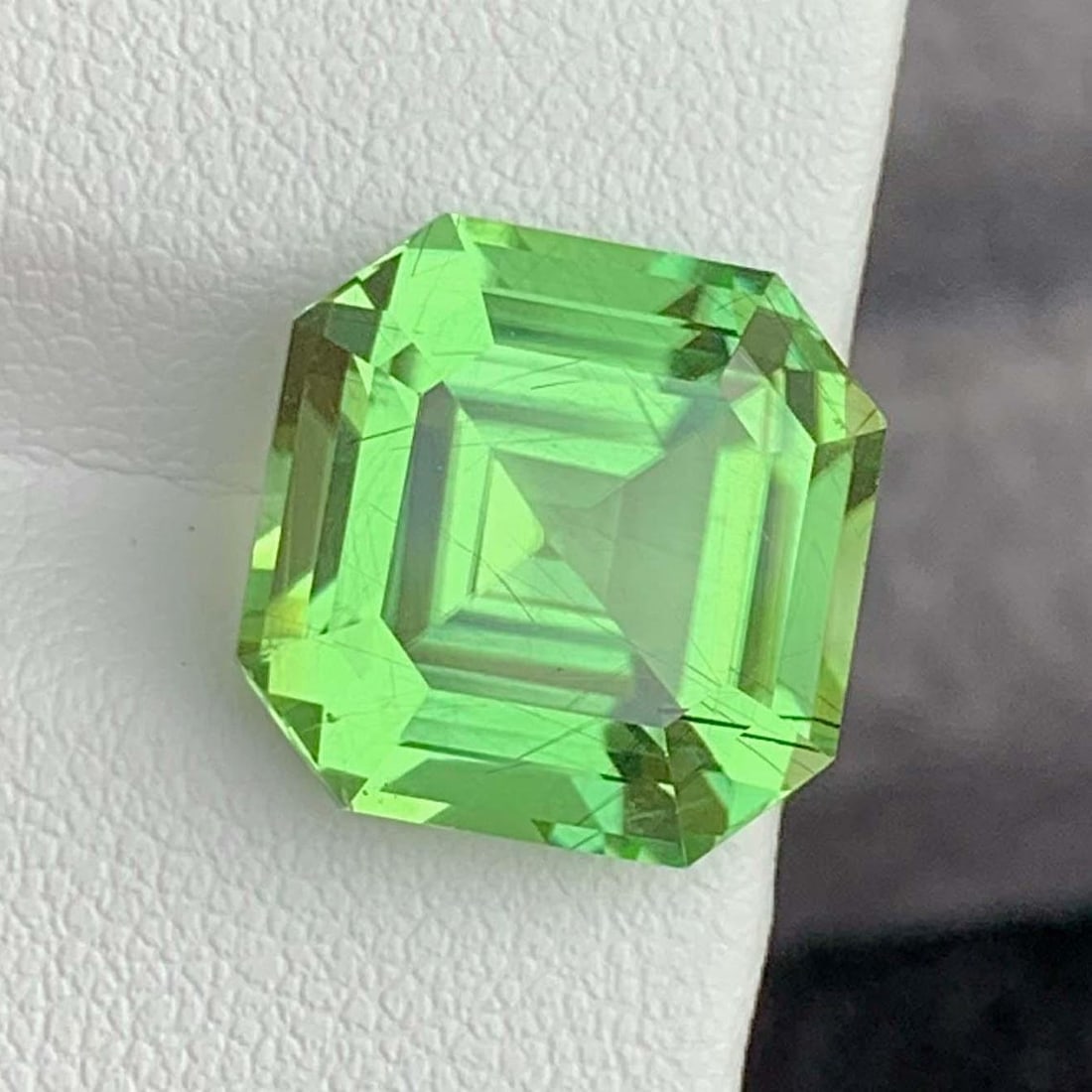 Natural Rutile Peridot Gemstones, Fancy Asscher Cut Peridot Loose Gemstone From Pakistan, August: Title: Natural Rutile Peridot Gemstones, Fancy Asscher Cut Peridot Loose Gemstone From Pakistan, August Birthstone Description: Supplies for making crafts Materials: Gemstone: Peridot