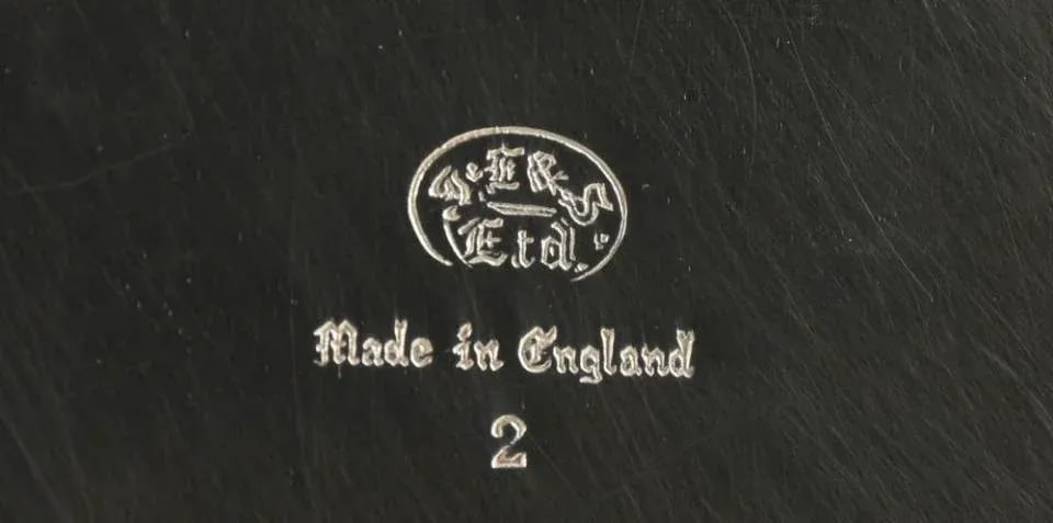 English Early 20th Century Silver Plate Lazy Susan Round Server Joseph Elliot and Sons Sheffield - 3