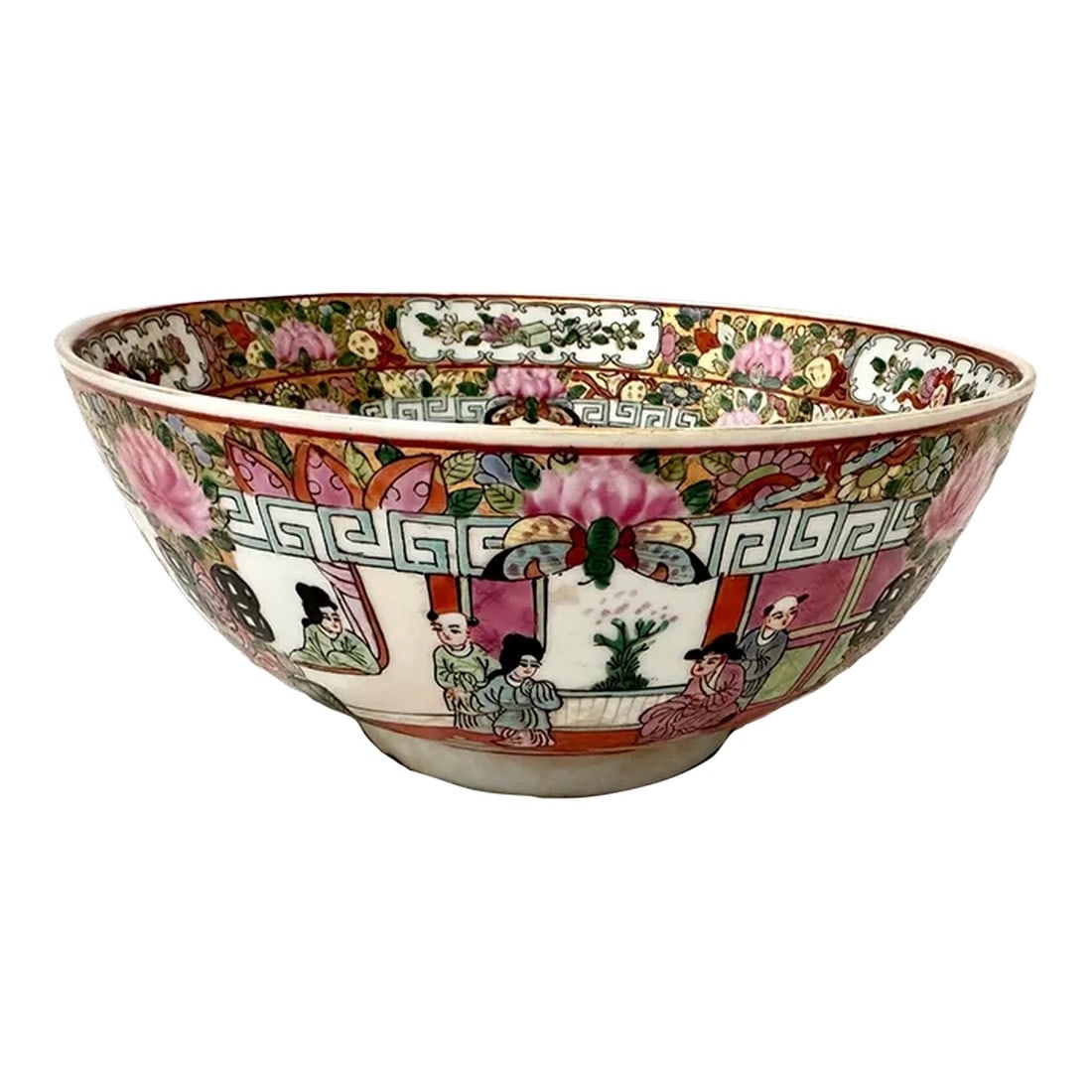 Vintage Chinese Qing Qianlong Porcelain Bowl: Vintage Chinese Qing Qianlong Nian Zhi Porcelain Famille Bowl. Multi colors beautiful for display. 10x 10 x 4.75h Make sure to follow me, I have flash sales for my followers only A3 Condition: