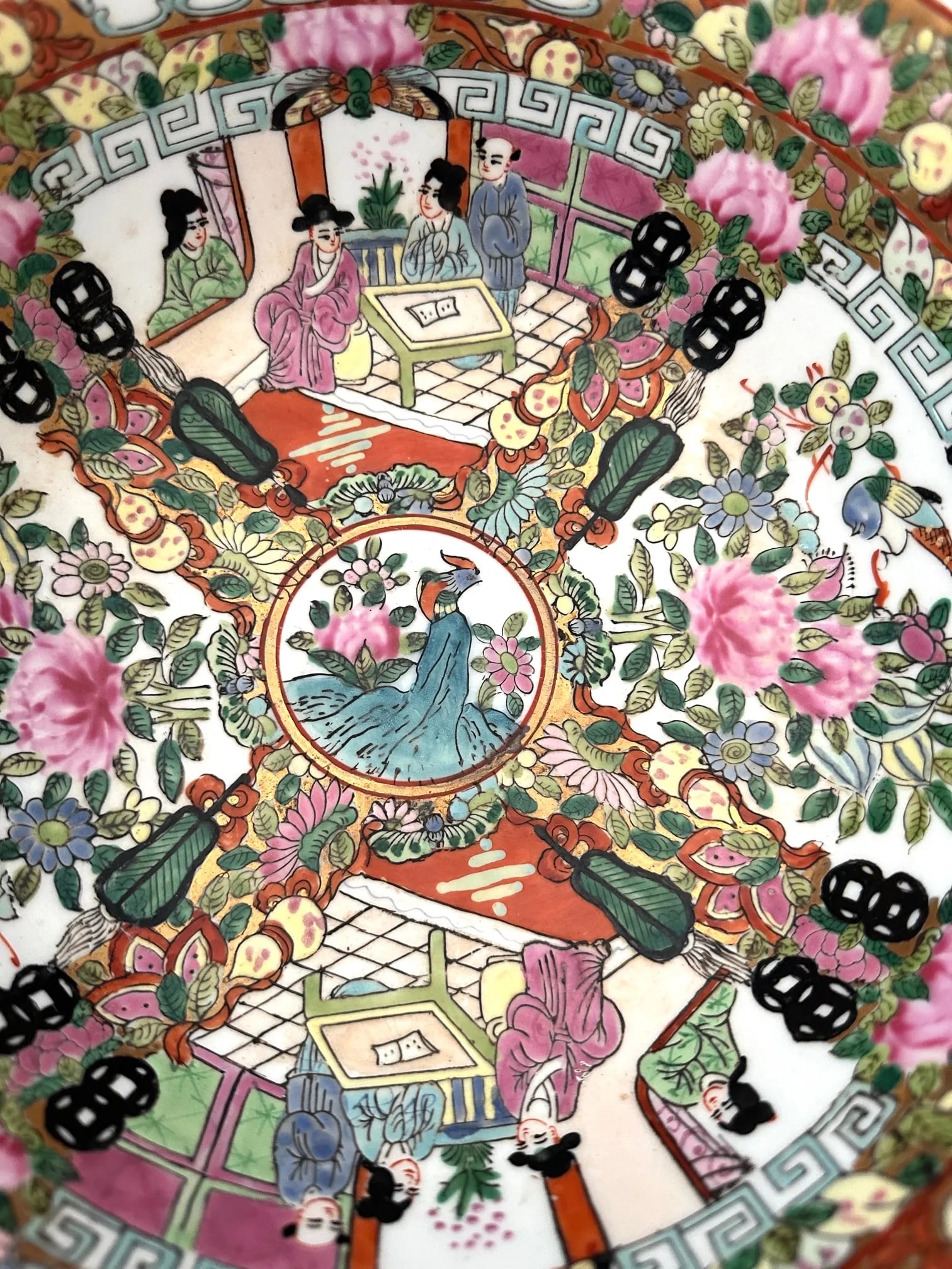 Vintage Chinese Qing Qianlong Porcelain Bowl - 4