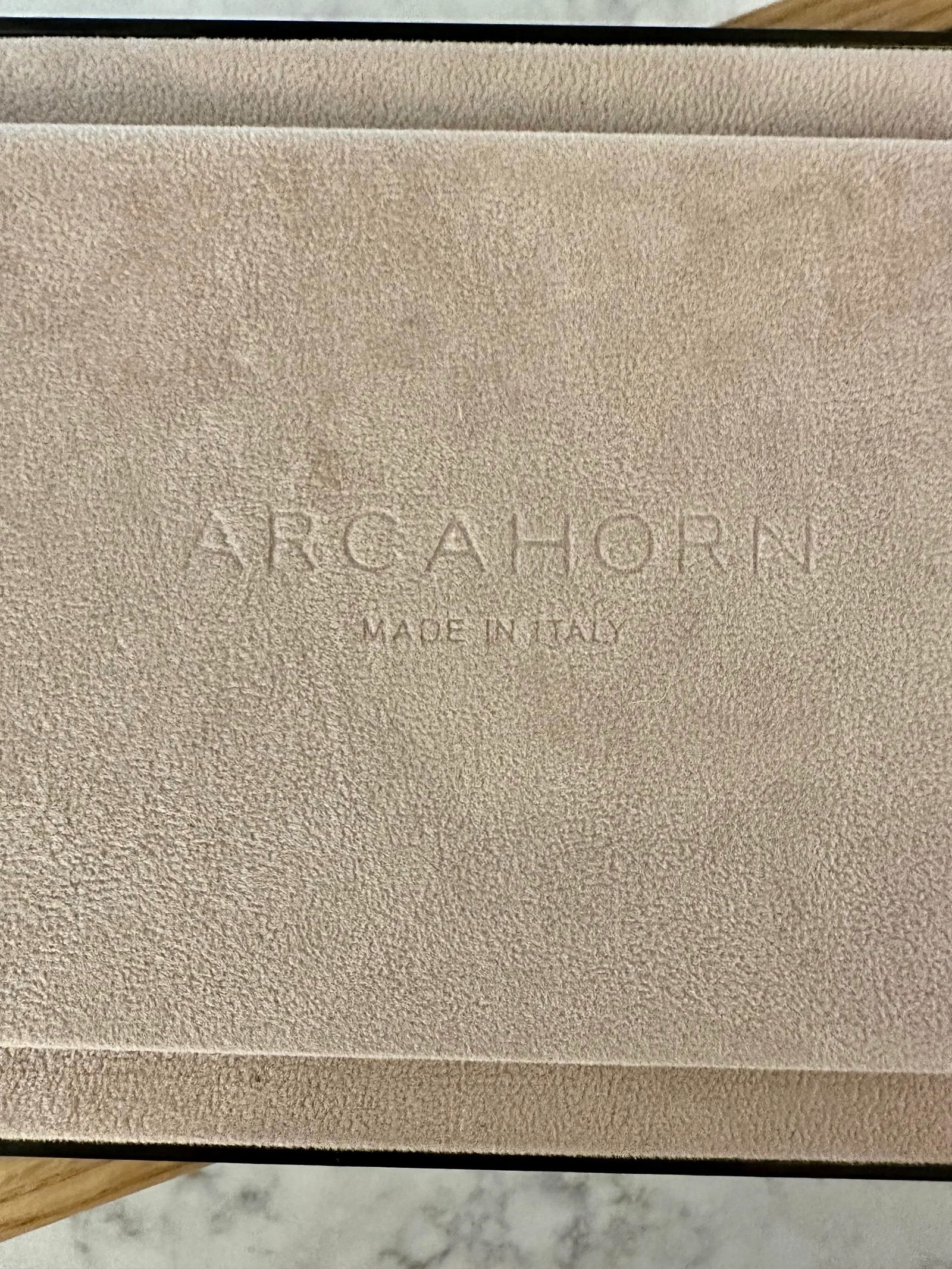 Arcahorn Oil Rubbed Bronze and Brass Oak Box With Lid, Made in Italy - 6