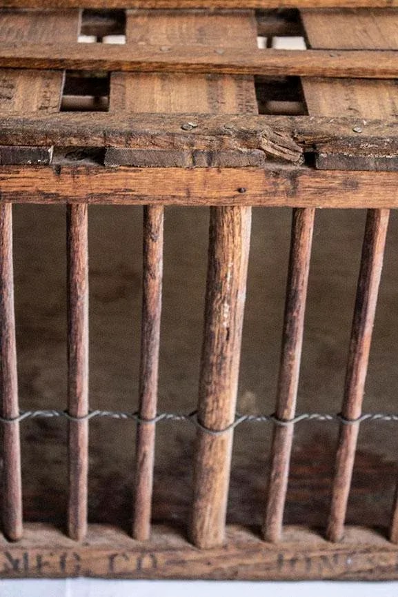 Antique Country Chicken Coop - Poultry Cage - Great Coffee Table - 7